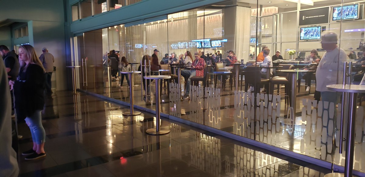 AmyMSU's tweet photo. @Arlingtonfire is it ok to barricade doors? Or is it ok for @ATTStadium  to admit they are breaking a fire code then proceed to do it anyways? https://t.co/529wZ82dLB