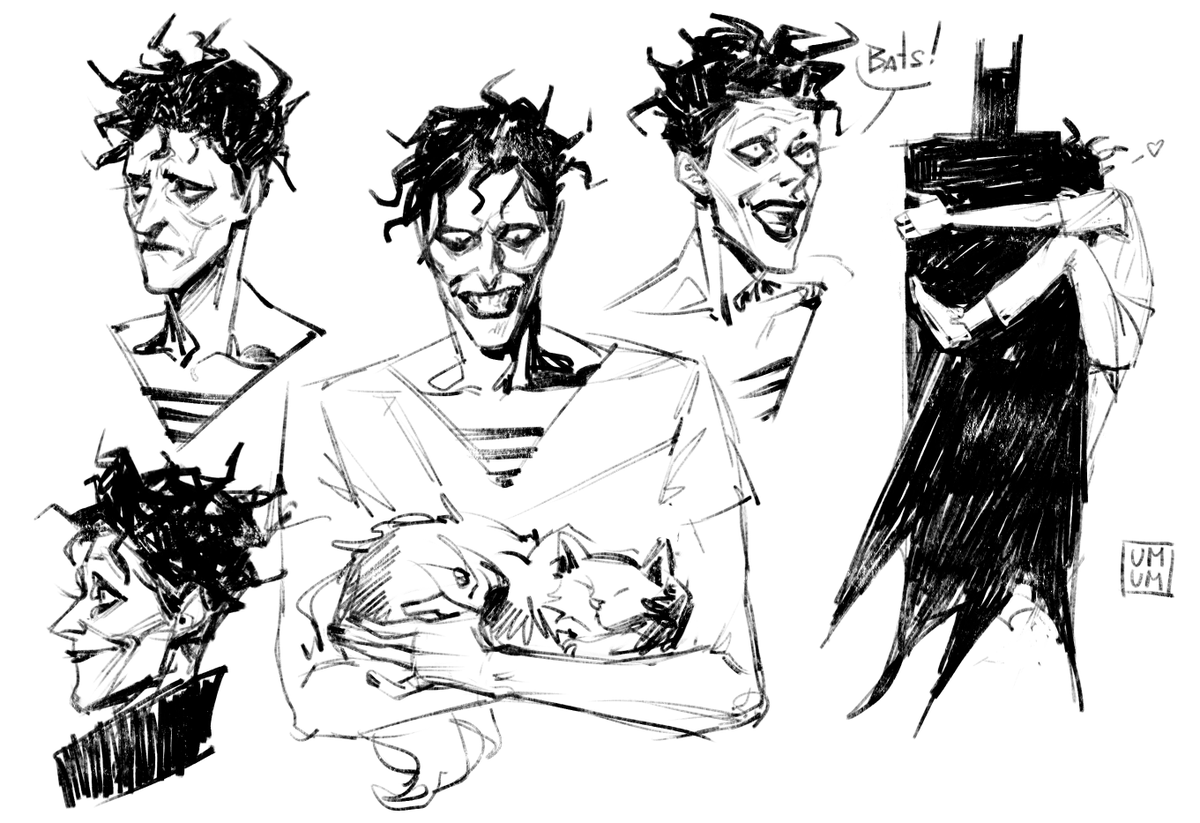 Ayumumum A Little Bit More Sketches With Batman And The Joker From Kingdom Of The Mad Joker Batman Batjokes Art Dccomics T Co D0xwgvh3vi