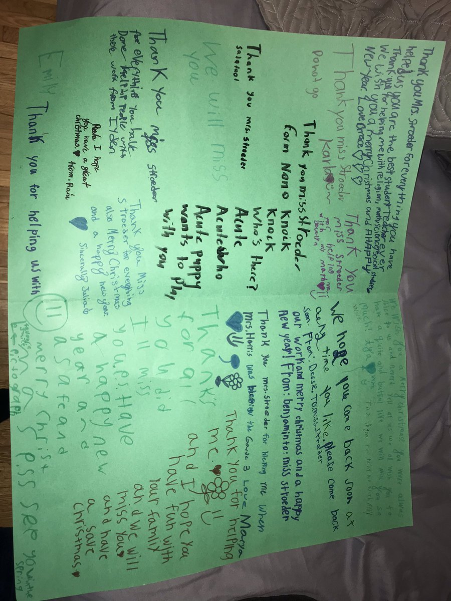 BrookeStroeder's tweet photo. I could not have asked for a better class for my first placement. I am excited to get back to St. James in the new year🥰 @LEADUWindsor https://t.co/61neob7oZa