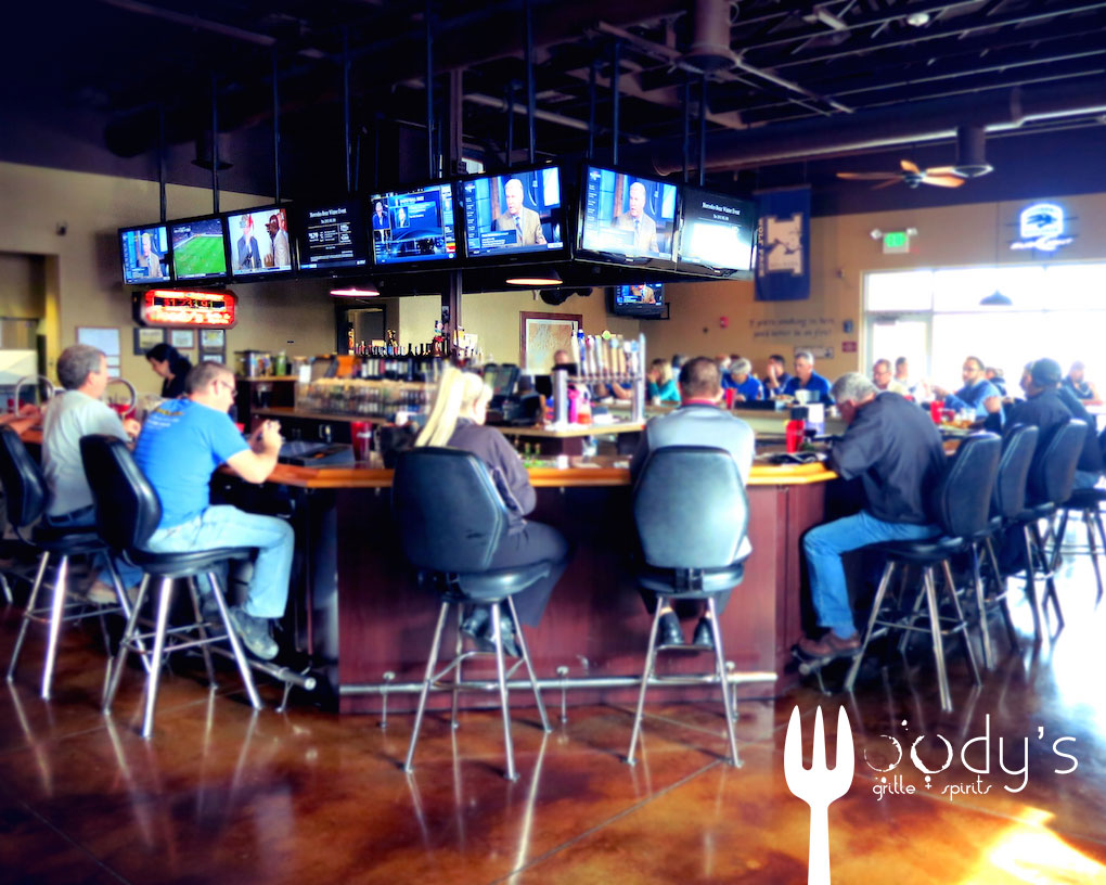 It's crunch time for many professional tackle football teams and if your team's game is on at Woody's all weekend long! Over 30 TVs, including TVs in every booth, and happy hour deals all day Sunday! See you at Woody's!