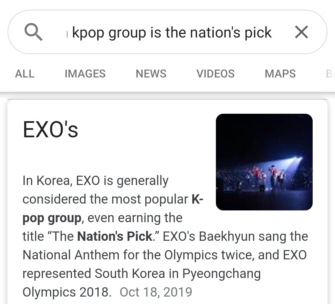 Doh_L1485's tweet photo. @tokki_nochu_ @xingpopismybop @adorekais EXO is the Nation's Pick, Go cry about it.
#EXO #NationsPick #SouthKorea https://t.co/fY45pva7MN