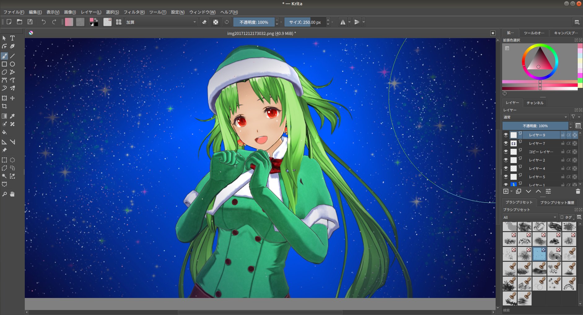 𝐌𝐢𝐝𝐨𝐫𝐢𝐡𝐚𝐲𝐨𝐦𝐞 On Twitter Linux版kritaの編集画面 先日紹介したkritaのlinux版です 最近の市販ソフトインターフェイスで使いやすいです 無料で使えます Win版mac版linux版があります Xmas クリスマス Com3d2 Cm3d2 カスタムメイド カスタム