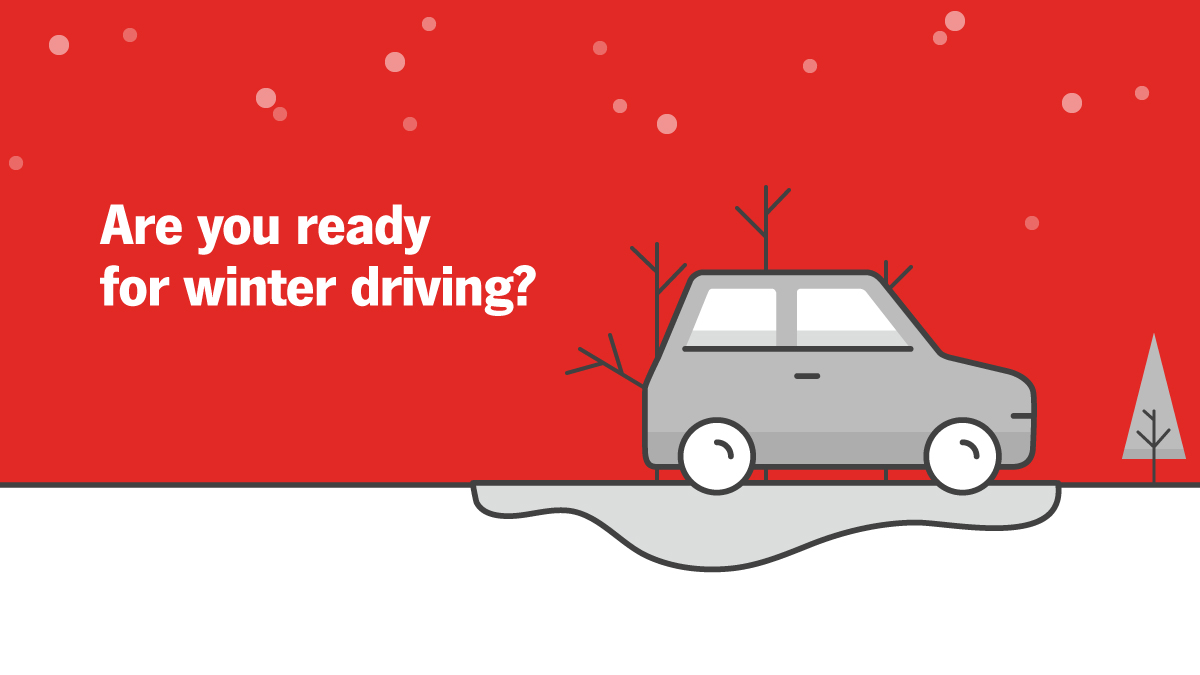 Be Ready Tip: Don't use cruise control on icy roads. Get more winter driving tips at st8.fm/w2htzE