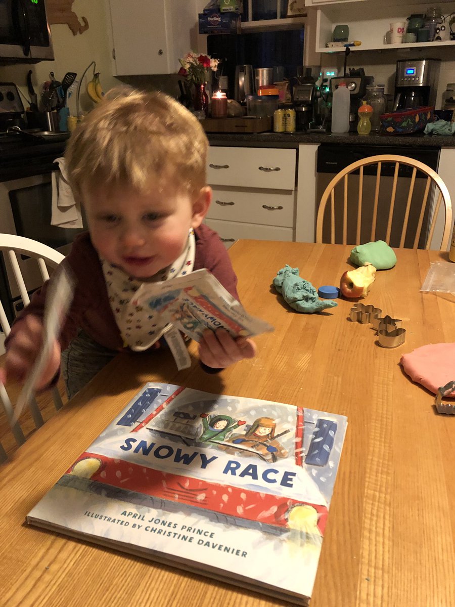 MrsBarnesSPS's tweet photo. Jackson is so excited to read Snowy Race and enjoy some hot cocoa! Big thank you to @AprilEdit @MitsisLauren & Sean. The snowflakes fell out when we opened the book and it was MAGICAL βοΈπ#bookstoread #readingyoung https://t.co/zjRO2pEOD0
