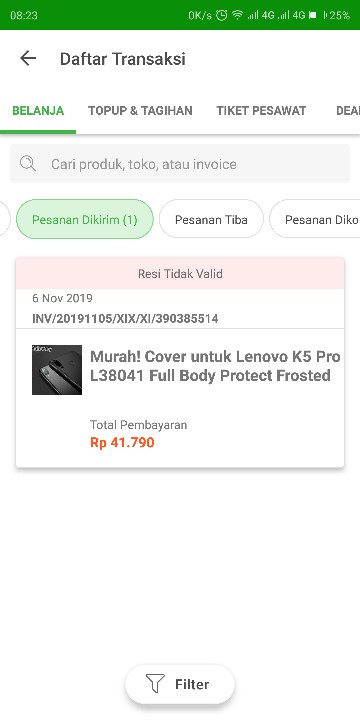luthfieazmi's tweet photo. @TokopediaCare pagi tokopedia..
Mau komplain ini barang ga nyampe2, sedangkan seller di chat ga bales-bales.. https://t.co/dR6ieGUHF6