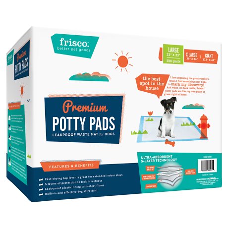 cheapdogstuff's tweet photo. Frisco Training &amp; Potty Pads, 22-in x 23-in, 150 count

$28.99

From: @Chewy 

https://t.co/8UpHHeOpj9 https://t.co/WRHNRjnE7s