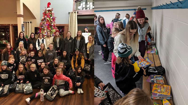 HockeyAlberta's tweet photo. HOCKEY GIVES BACK: The @AFHL_HA's @RD_Bantam_Elite and Novice Chiefs got together to create care packages for families and their children staying at the Ronald McDonald House.

MORE STORIES: https://t.co/up3XxJyy1o

#AlbertaBuilt | #HockeyGivesBack https://t.co/fDOce1GkYy
