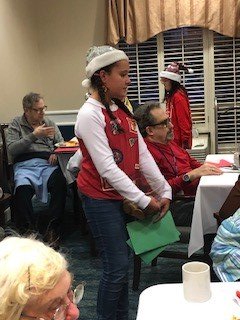 SandymountES's tweet photo. SES GOTR- Serving their community at the Atrium Village- a Senior Lifestyle community. https://t.co/ceaguT3x4Y