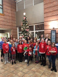 SandymountES's tweet photo. SES GOTR- Serving their community at the Atrium Village- a Senior Lifestyle community. https://t.co/ceaguT3x4Y