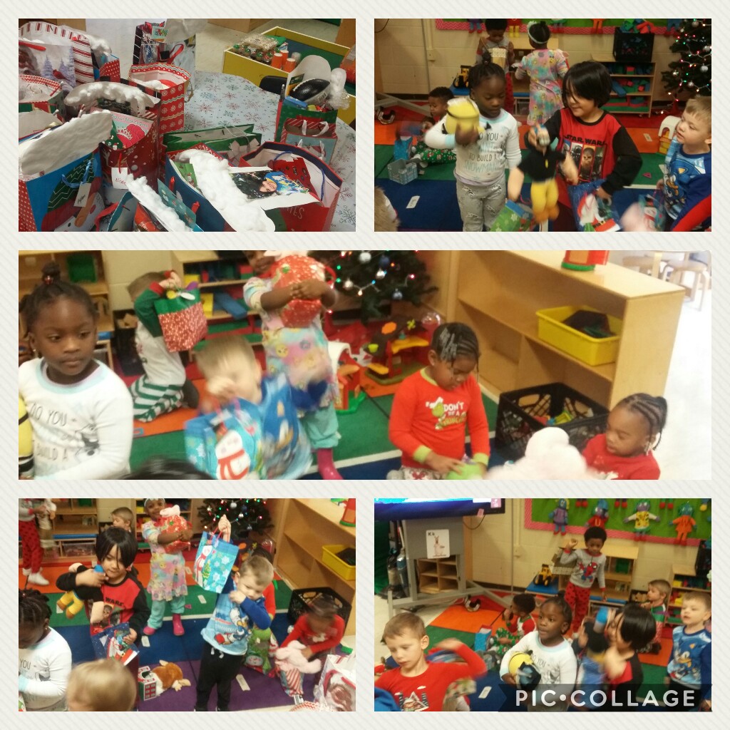 oessnookster1's tweet photo. Pre k kiddos were overwhelmed by so many Christmas gifts!! #2many2count @OESrockSTARS @suptking @Micaela_stahl16 https://t.co/upEqdmwGtg