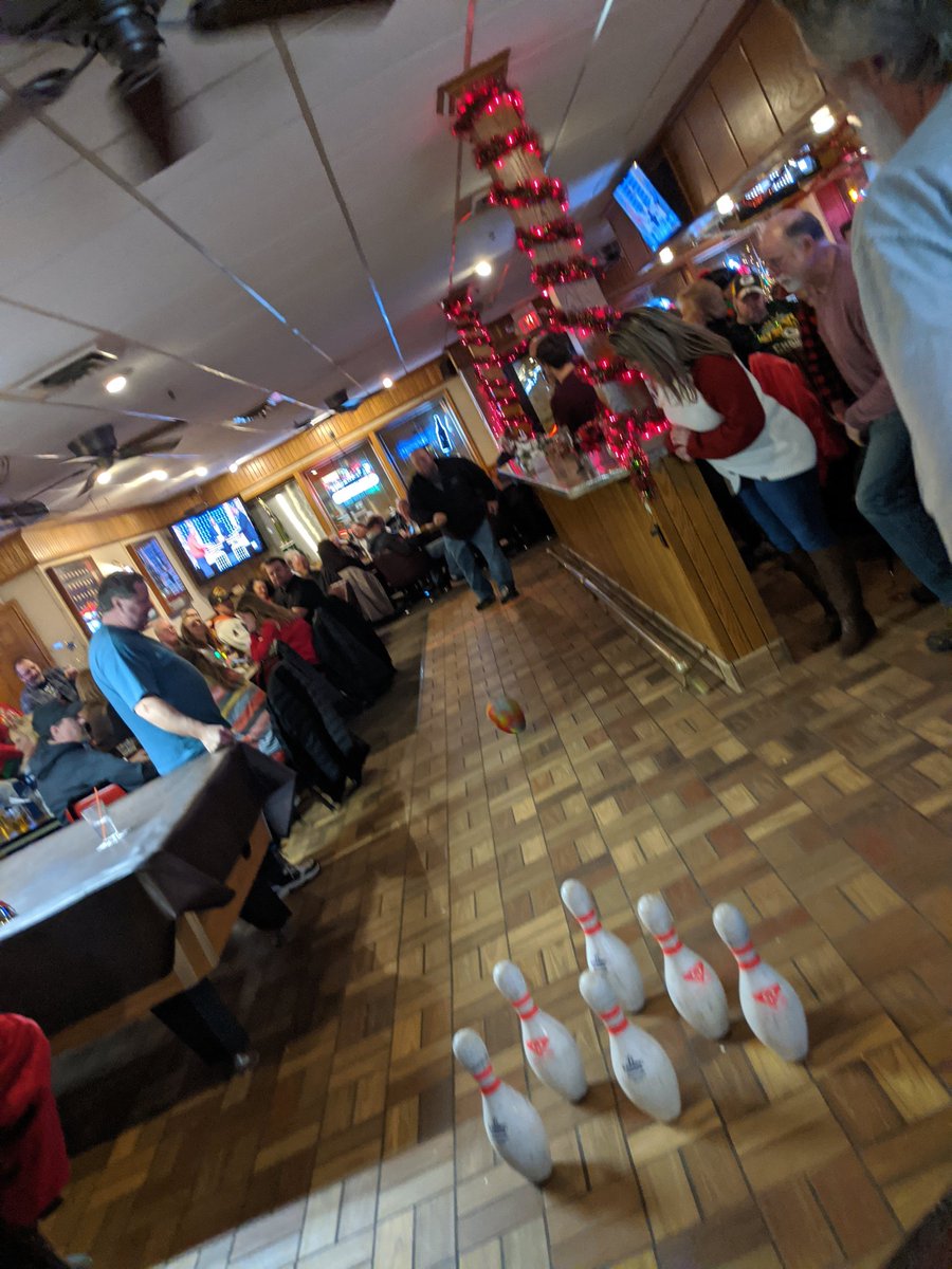 PostFiftySeven's tweet photo. It's ham bowling and ugly sweaters tonight at the legion! Merry Christmas! https://t.co/HaRmrKELbl