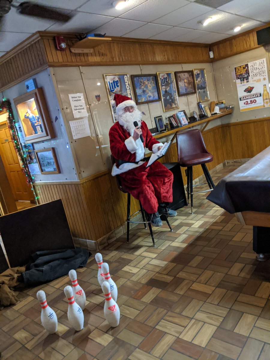 PostFiftySeven's tweet photo. It's ham bowling and ugly sweaters tonight at the legion! Merry Christmas! https://t.co/HaRmrKELbl