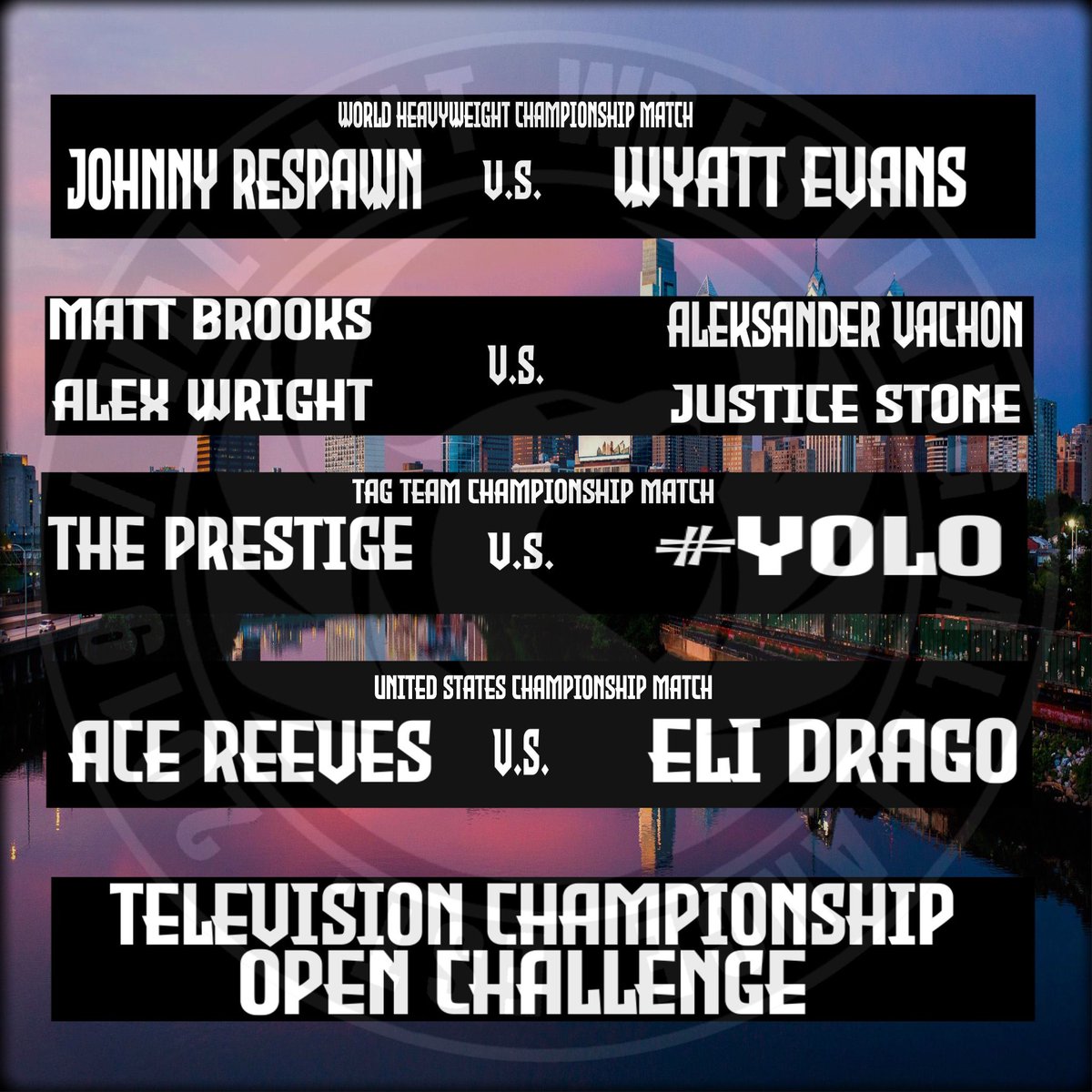 WrestleValiant's tweet photo. LADIES AND GENTLEMEN! WITNESS THE RETURN OF THE NEWLY REBRANDED VWA!! FEATURING NOT 1, NOT 2, but 3 CHAMPIONSHIP MATCHES!
—————————————————
MAIN EVENT:

@Respawn_2K LOOKS TO DEFEND HIS THRONE AGAINAT THE BEAST OF BELFAST @NoLongerKing1!

DATE: TBD https://t.co/oDfsZHMlw7