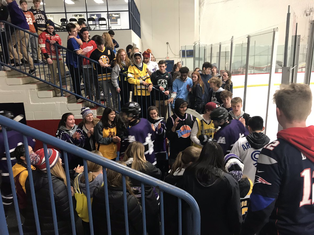 Pioneer Hockey (@aapioneerhockey) on Twitter photo THANK YOU STUDENTS!! The boys love playing for you! <a href="/2020Pio/">2020 PIO STUDENT SECTION😤👿🤮</a> <a href="/PurpleGang3/">Purple Gang</a> <a href="/MichHSHockey/">Mich HS Hockey</a> THANK YOU STUDENTS!! The boys love playing for you! <a href="/2020Pio/">2020 PIO STUDENT SECTION😤👿🤮</a> <a href="/PurpleGang3/">Purple Gang</a> <a href="/MichHSHockey/">Mich HS Hockey</a>