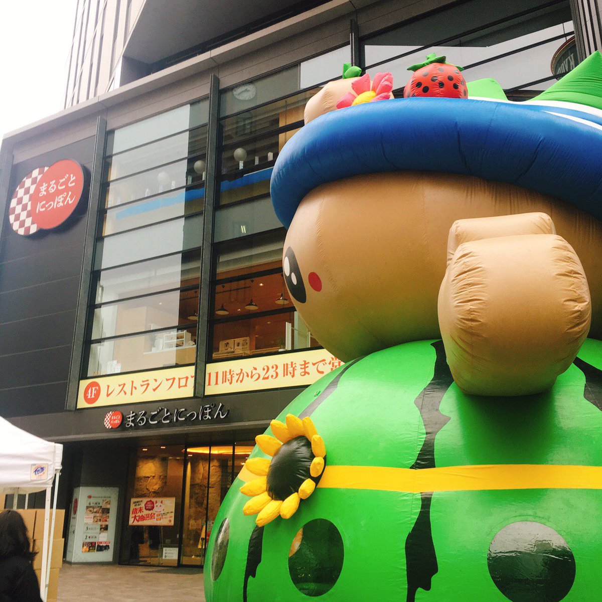 おすすめふるさと 公式 東京初上陸 ちっくん ふわふわドームがやってきた 19 12 21 19 12 22 高さは約6m 茨城県筑西 ちくせい 市のイメージキャラクター ちっくん のふわふわドームが東京初上陸 まるごとにっぽんでお買いものを