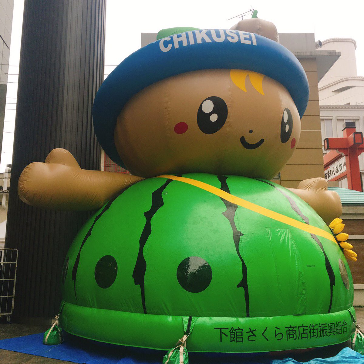 おすすめふるさと 公式 東京初上陸 ちっくん ふわふわドームがやってきた 19 12 21 19 12 22 高さは約6m 茨城県筑西 ちくせい 市のイメージキャラクター ちっくん のふわふわドームが東京初上陸 まるごとにっぽんでお買いものを