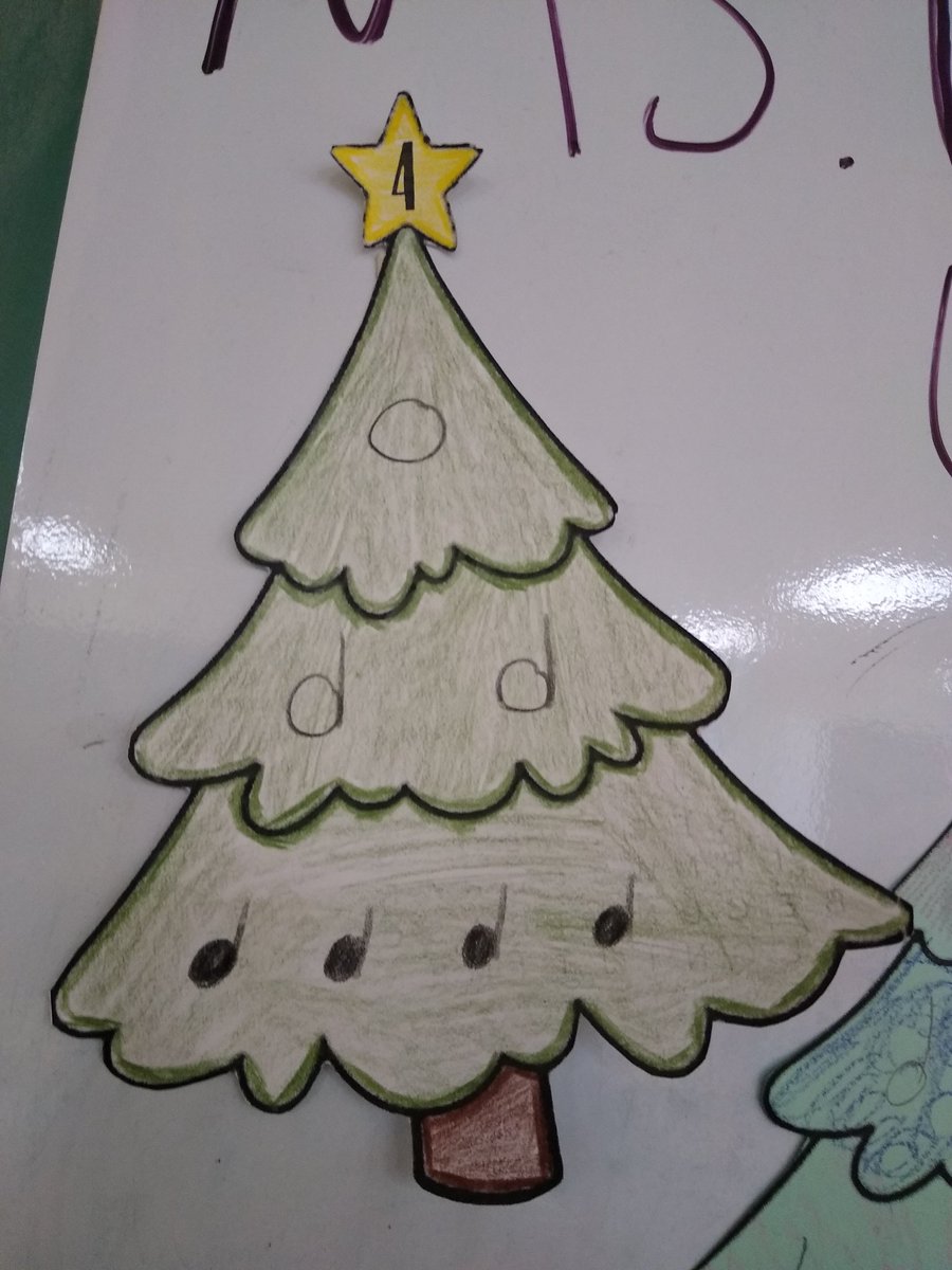 ciaccioDMS's tweet photo. Showing off our best Festive Rhythm Trees! Hope everyone has an amazing Winter Break 💙🎶🎄 https://t.co/dxdVLYITHL