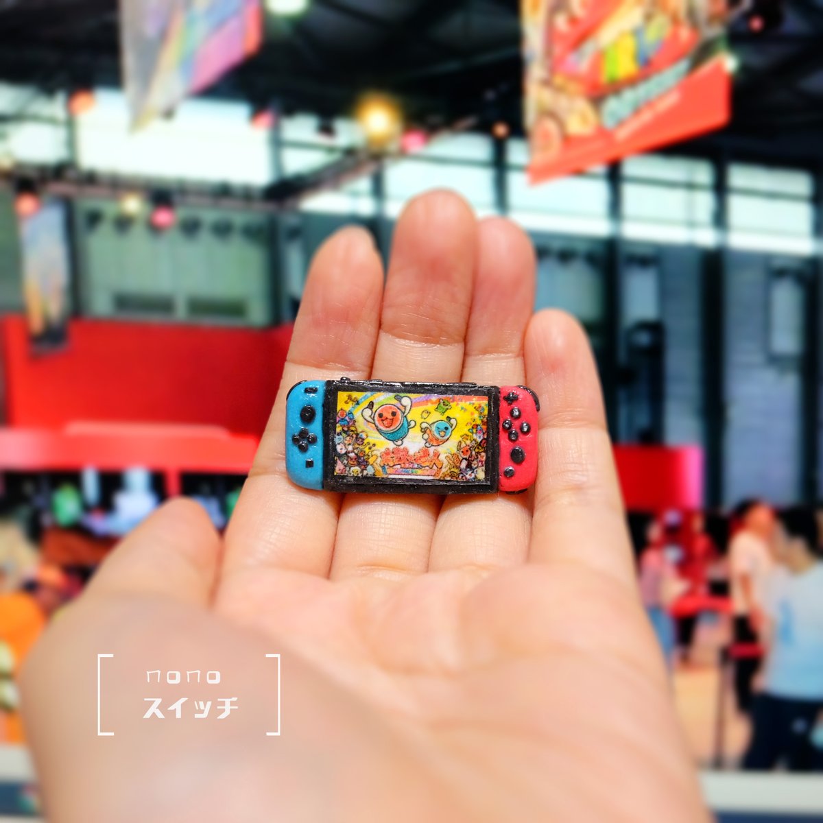 satoimo0625's tweet photo. 【日常手作】
我的✨掌上型遊戲機😂
#樹脂黏土
#switch
#miniswitch
#樹脂粘土
#スイッチ
#スイッチ買取 https://t.co/i2ZQbMA0kB