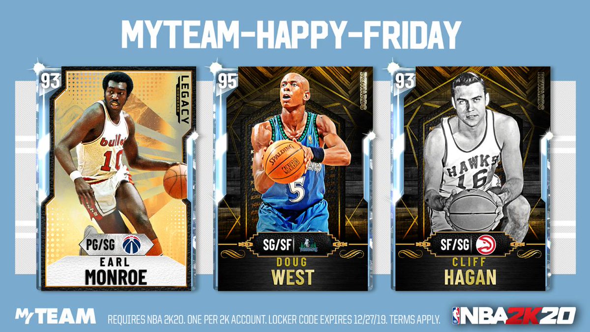 RonniesCode's tweet photo. #Lockercode This #Code GUARANTEES one #Diamond Card! Get yourself a Diamond #CliffHagan, Diamond #DougWest, or Diamond #EarlMonroe. Available for one week.

For More #LockerCodes #NBA2K20 
👉Follow Us
👉Like &amp; Retweet
👉Click Here 👉 https://t.co/AGiJHiXA21 https://t.co/WAKPiLt7aD