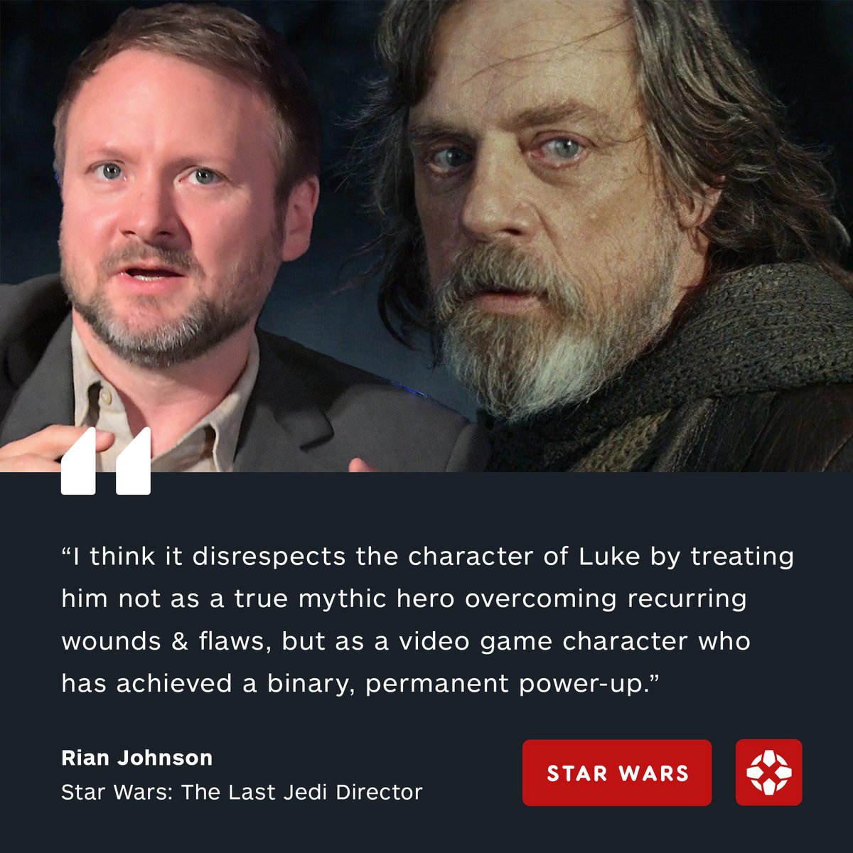 Rian Johnson Frustrated by Star Wars Fans' Misconceptions of Last