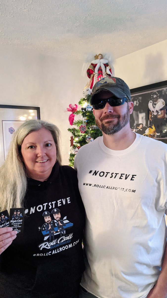 RocksForLEOs's tweet photo. Mr. Rocks surprised me with a @rollcallroom hoodie! I ๐ it! It's so soft & comfy. Big thanks to Nick for personally making it for yours truly. Nick & Mike are THE best! Please check out their podcasts if you haven't. LEOs helping LEOs. #RollCallRoomPodcast #NotSteve #RockFamily https://t.co/rEVPThDst4