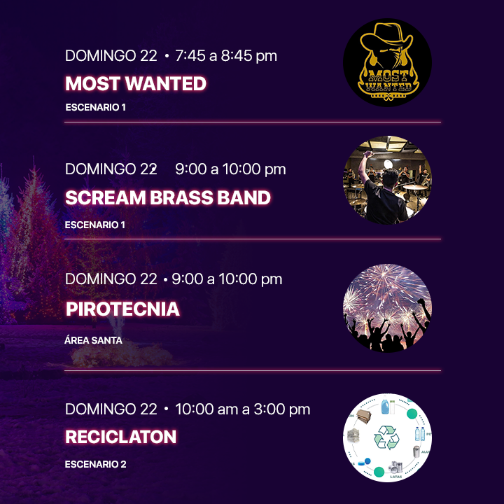 ¡Nos vemos el domingo, screamers! 🎷

📍 Parque Cascatta, Lomas de Angelópolis.
🕘 Domingo 22 de diciembre - 9:00pm.
🎺 Escenario 1.

#ScreamBrassBand #iLumiLomas #LomasDeAngelópolis #Puebla #Sonata <a href="/LdeAngelopolis/">Lomas de Angelópolis</a>