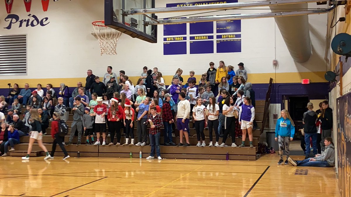 Great student section for the Pirates tonight!