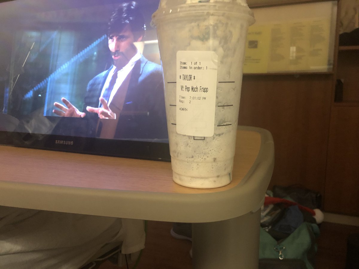 When you’re going off 3 days with limited sleep and no coffee, love is found at the bottom of a Starbucks cup. @TaylorTheATTGuy , Hans, Bubbe, you’re my white knight! Thank you sir for the coffee and being there! #diehardisachristmasmovie