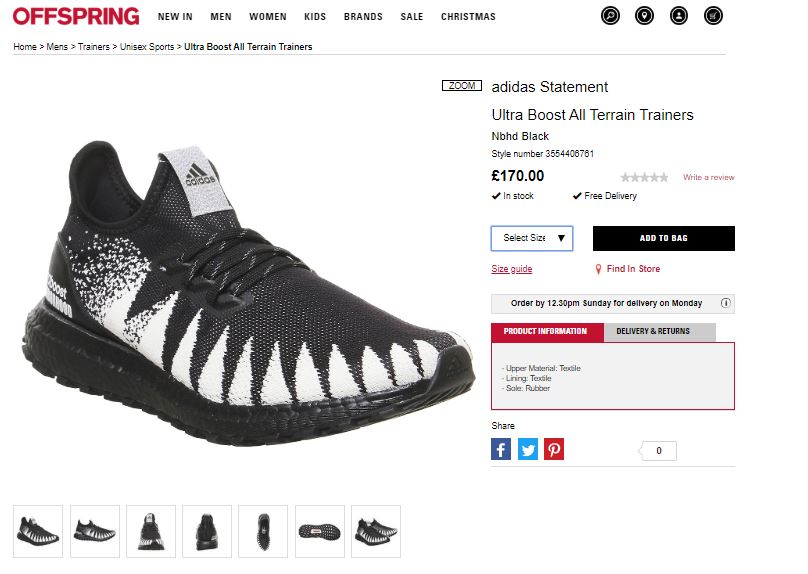 adidas ultra boost kinder 39