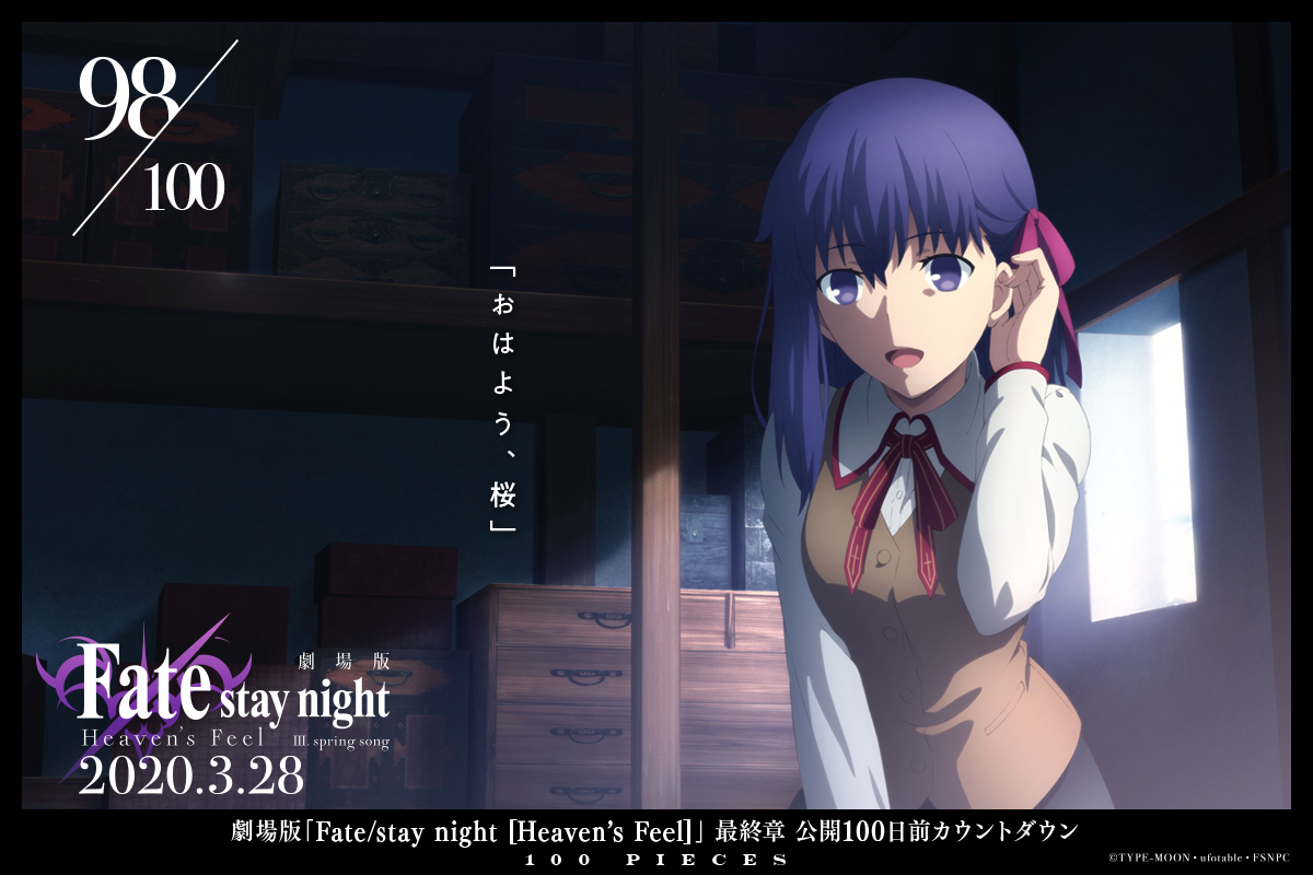 劇場版 Fate Stay Night Heaven S Feel 100 Pieces