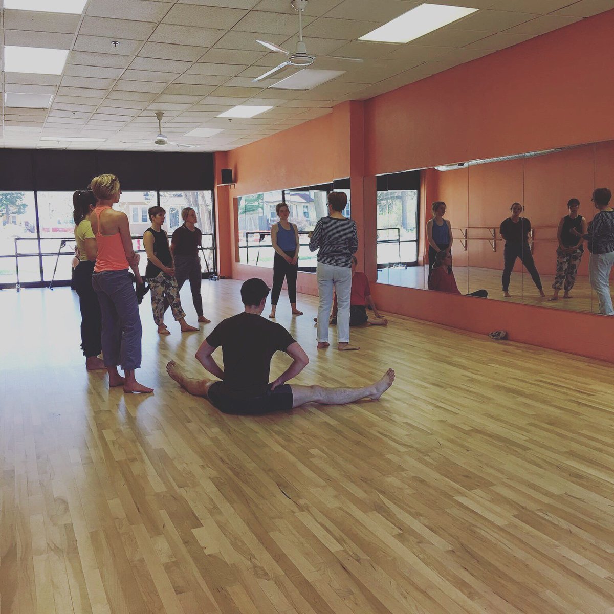 Flashback Friday to rehearsal with Zoe Sealy. Happy Birthday!!