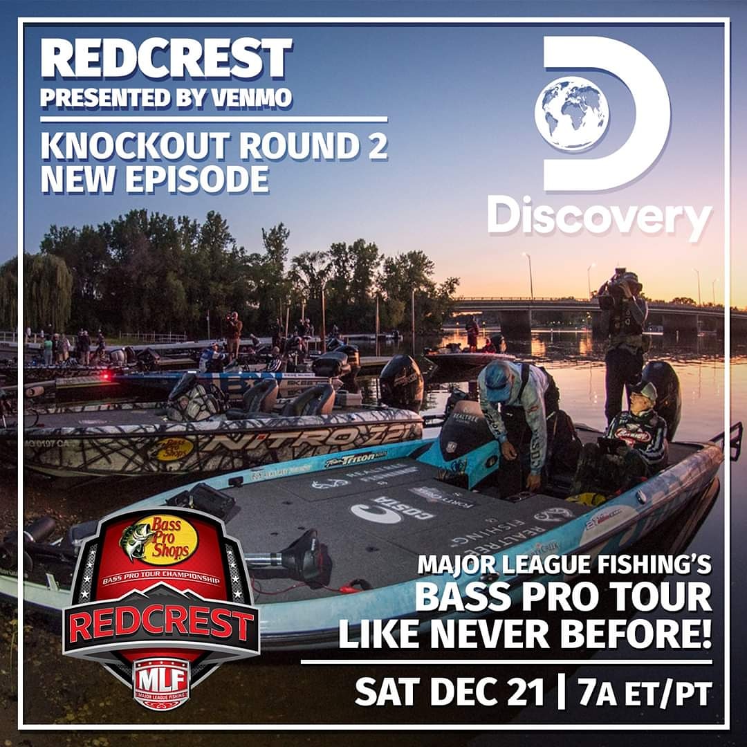 Make sure to tune in or set your DVR to watch the <a href="/MajorLeagueFish/">Major League Fishing</a> Bass Pro Tour REDCREST Knockout Round 2, airing this Saturday at 7am ET &amp; PT on Discovery. #majorleaguefishing #bassprotour