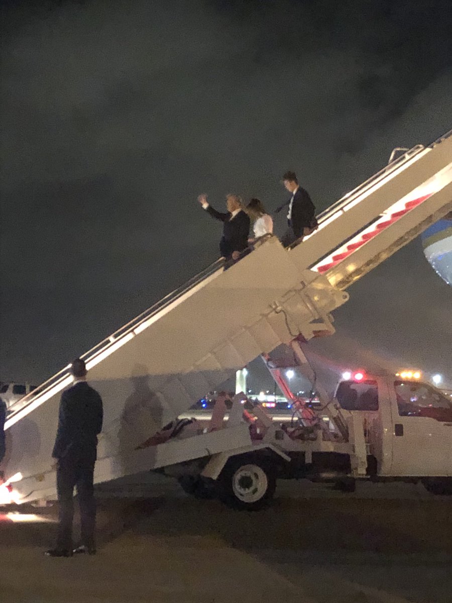 alexalper's tweet photo. Big night of signing for Florida man @realDonaldTrump before arriving home in Palm Beach. He signed the #ndaa at Andrews and  #SpendingBill to avert a shutdown in flight on Air Force 1 while I was enjoying a delectable Shepherd’s pie #SharpieLife https://t.co/ESeenm9LOI