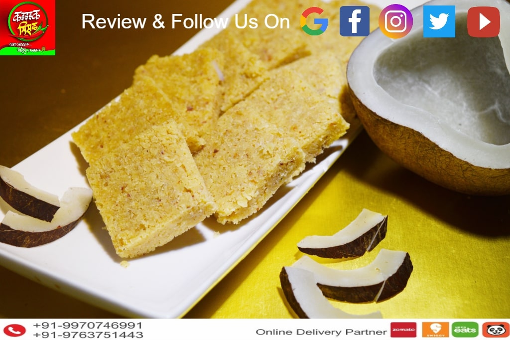 kadakmisal's tweet photo. We know you will like to try something sweet after a spicy plate of Misal Pav.
Try our tempting &amp; delicious sweet - Naral Wadi/Coconut Barfi.
Make sure you add this sweet as a part of your order.

#KadakMisal #MisalPav #NaralWadi #NaralBarfi #CoconutBarfi #PavBhaji #Pulao https://t.co/IgqHPW0Xf8