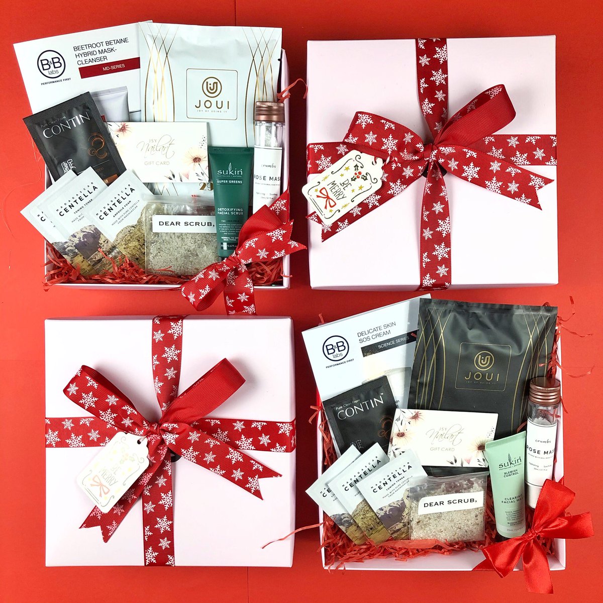 boxybaemy's tweet photo. “This was a ‘love at first sight’ type situation. I mean... look at it! The box is full of these products + 6 Christmas Gift only at RM55. Not to mention the products in it is AMAZING. 😍 I am so excited to try the rest.” - by Amanda https://t.co/FJQOZn3lF1
