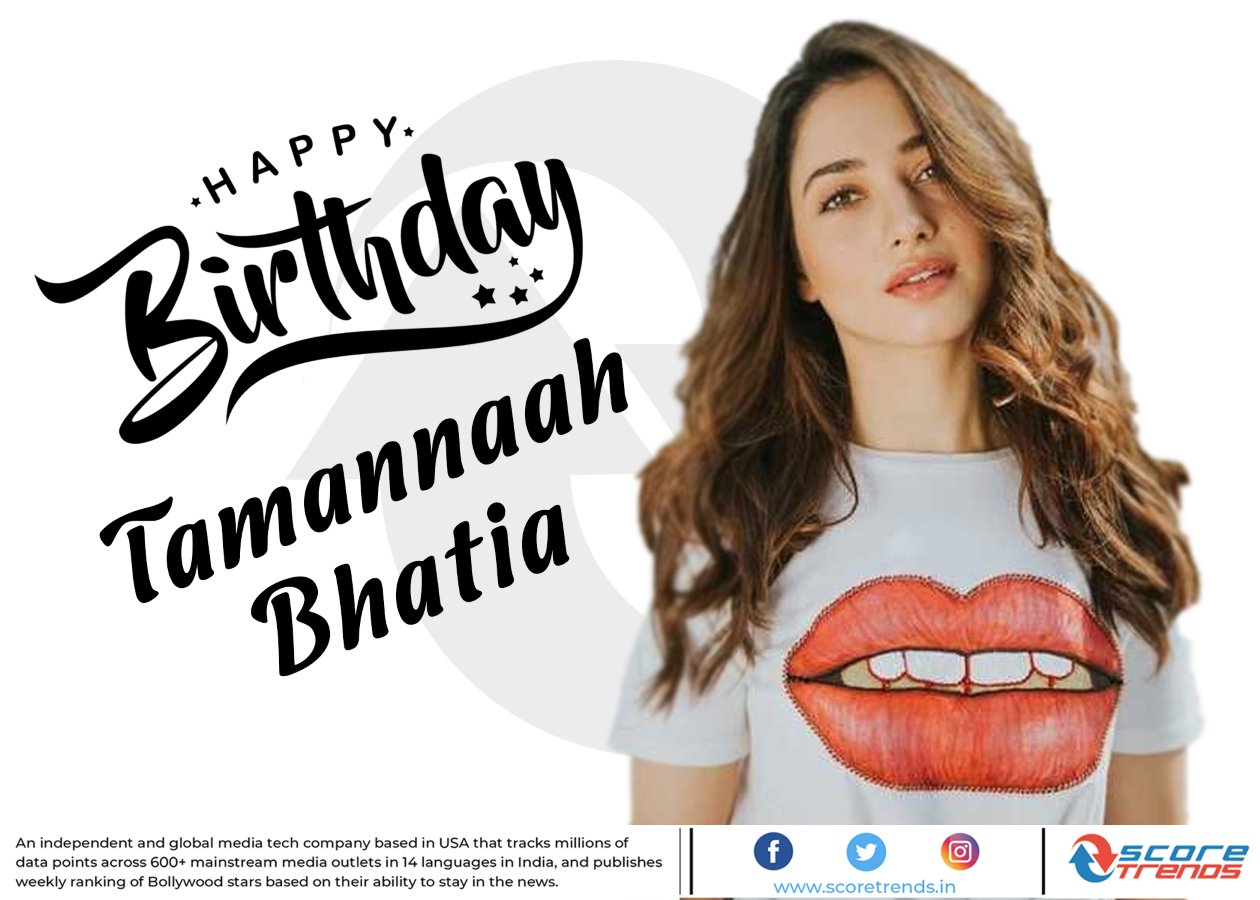 Score Trends wishes Tamannaah Bhatia a Happy Birthday!! 