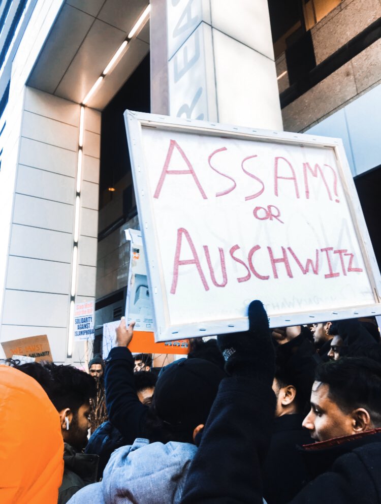 webbed_vagabond's tweet photo. Today: Protests in #Toronto against #CitizenshipAmmendmentAct #AgainstNRC #AgainstFascism #WithJamia #WithAMU #WithAssam https://t.co/Alav2TFjap