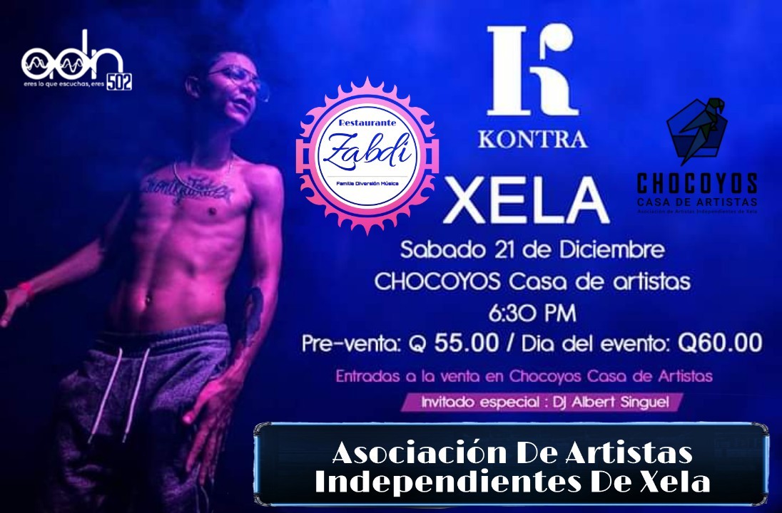 adn502's tweet photo. Casi lo logro, no me conformo casi lo logro,
One Take Motherfucker
Este sábado @kontramarin en concierto en @ChocoyosCasa #Xela #Chocoyos #Zabdi #Xela #AsociaciónDeArtistas #Musica #Concierto #Rap #Evento #Quetzaltenango https://t.co/HIBh0aaFxm