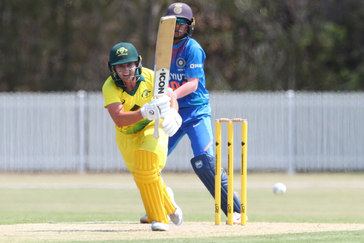 AusWomenCricket's tweet photo. Tahlia McGrath (46) and Bridget Patterson (37) led the way as Australia A scored 7-145 from their 20 overs in the second T20.

Now to defend it!

Scorecard: https://t.co/VerzAxMeJu https://t.co/yMYhdoRvgg