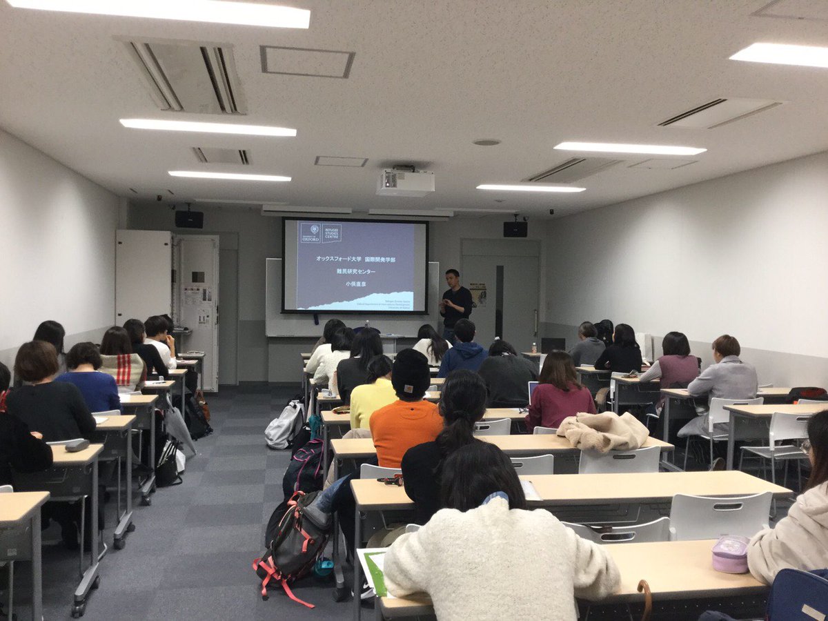 遅くなりましたが…

17日、小俣直彦先生をお迎えして、難民問題について考えました！イベントは大盛況でした。非常に実りある時間になったと思います。
小俣先生、参加してくださった皆様、運営に協力してくださった方々…ありがとうございました！