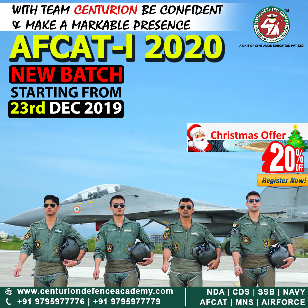 centurionaca's tweet photo. WITH TEAM CENTURION BE CONFIDENT & MAKE A MARKABLE PRESENCE AFCAT-l 2020
New Batch STARTING FROM 23 DEC 2019.
Just Call +91 9795977776
Visit: https://t.co/vQQfMlRPKv
#AFCATCoachinginLucknow #BestAFCATCoachinginLucknow #AFCATCoaching #BestAFCATCoaching https://t.co/rSRKT5eZvC