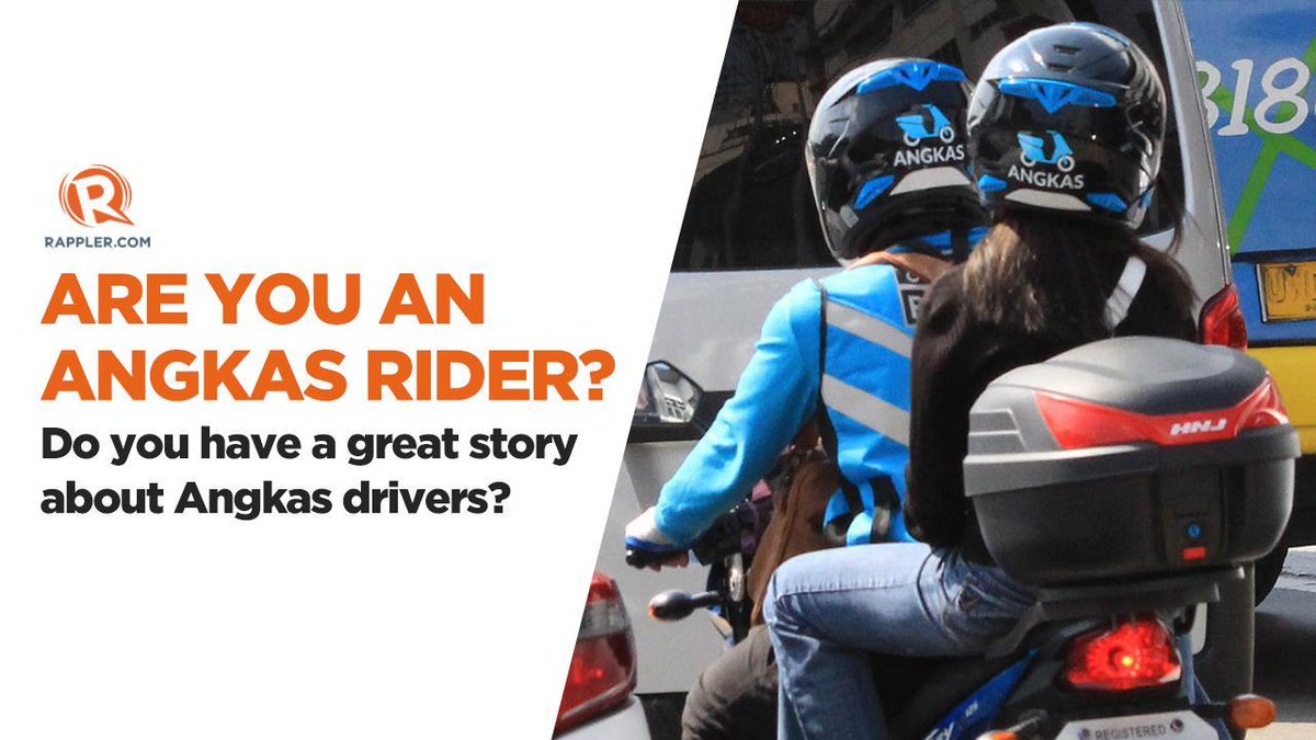 rapplerdotcom's tweet photo. #SaveAngkas is trending worldwide in response to the possibility of 17,000 bikers for the Angkas motorcycle taxi service losing their jobs.

Do you have a great story about @angkas drivers? Tweet us!

RELATED STORIES: https://t.co/7EGPPXCmwE

https://t.co/oZSgDtETyE https://t.co/L91p9EKtMJ