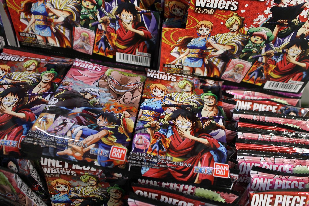 One Piece麦わらストア渋谷本店 A Twitter おすすめ ワンピース ウエハース 侍の国 1円 税 好評発売中 麦わらストア Onepiece