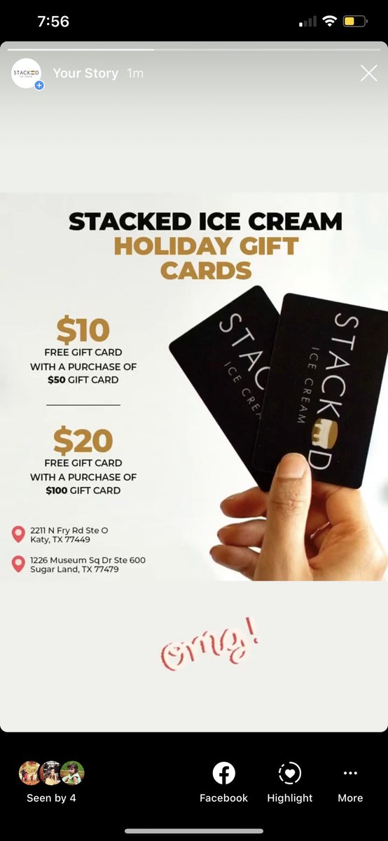StackedIceCream's tweet photo. #giftcards #gifts #deals #supportlocal  #supportlocalbusiness #dessert #icecream #brownies #macroons #coffee https://t.co/jFWC8f7JoS