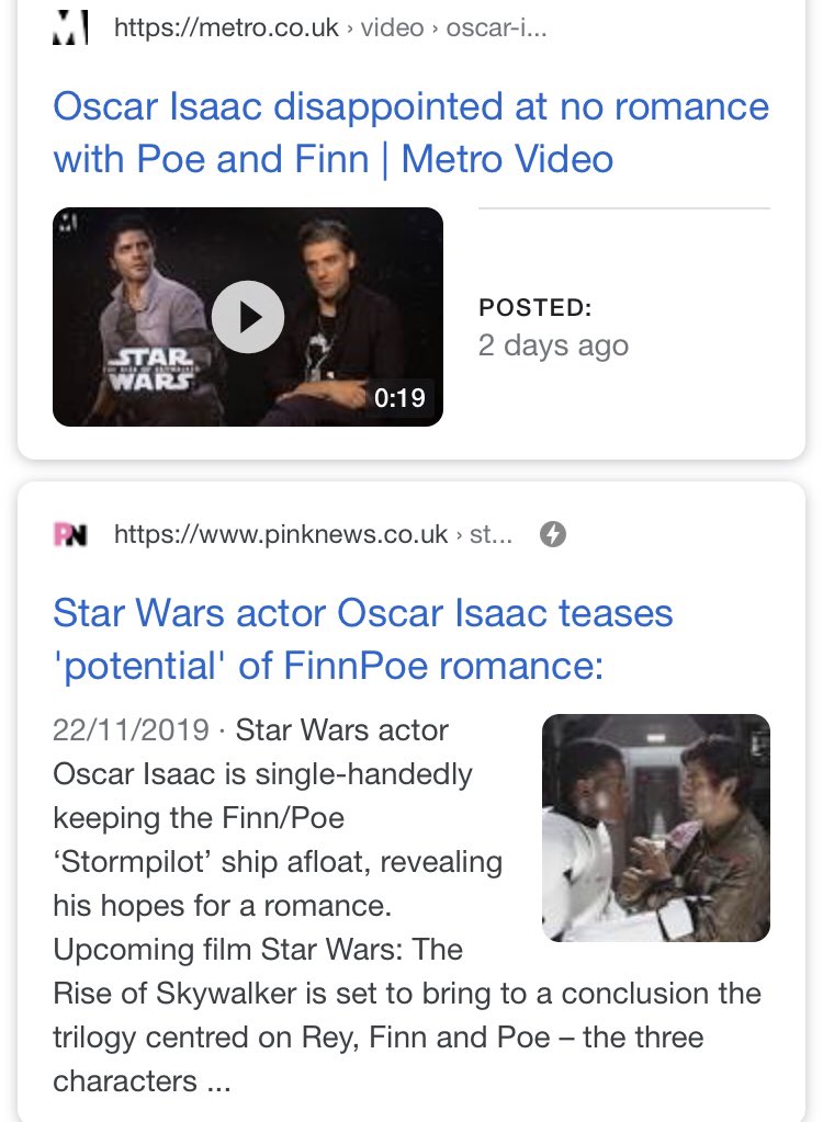 padmestrap's tweet photo. this man will not rest until poe and finn are given the romance they deserve https://t.co/aVJEURsjRj