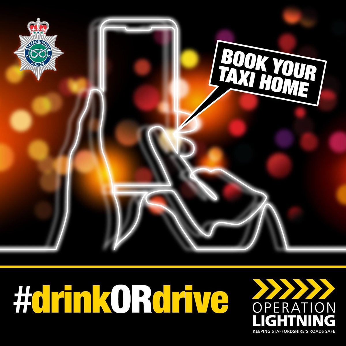 A number of Drink and Drug drivers have been arrested throughout the night in Stafford, Cannock and South Staffordshire. There is no excuse. Drink and Drug drivers will be charged and prosecuted. #Drinkordrive #OpLightning