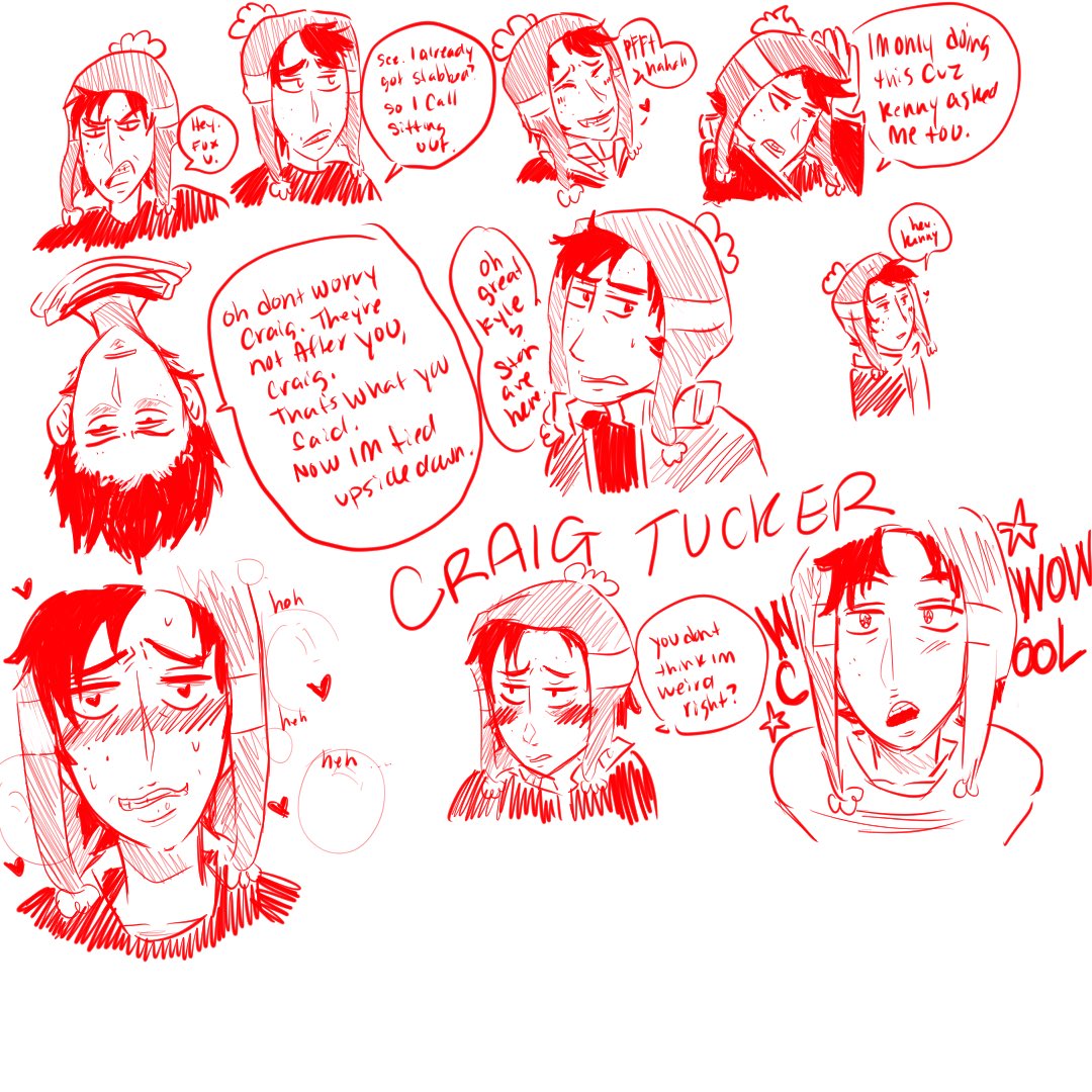 katanachan's tweet photo. When I doodle many Craig expressions for the comic so I get the hang of drawing him.
#countdowncomic #craigtucker #southpark #katdraws https://t.co/xDE7y0p9FQ