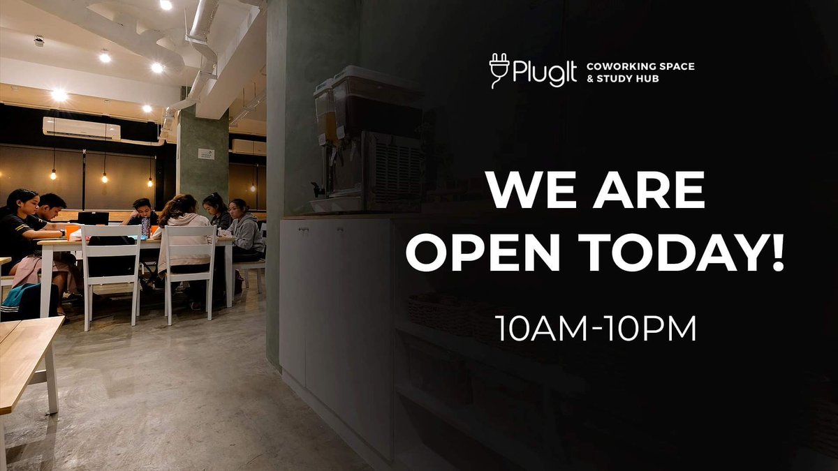 plugit_ph's tweet image. We are open today until December 23 from 10AM to 10PM only! 😁