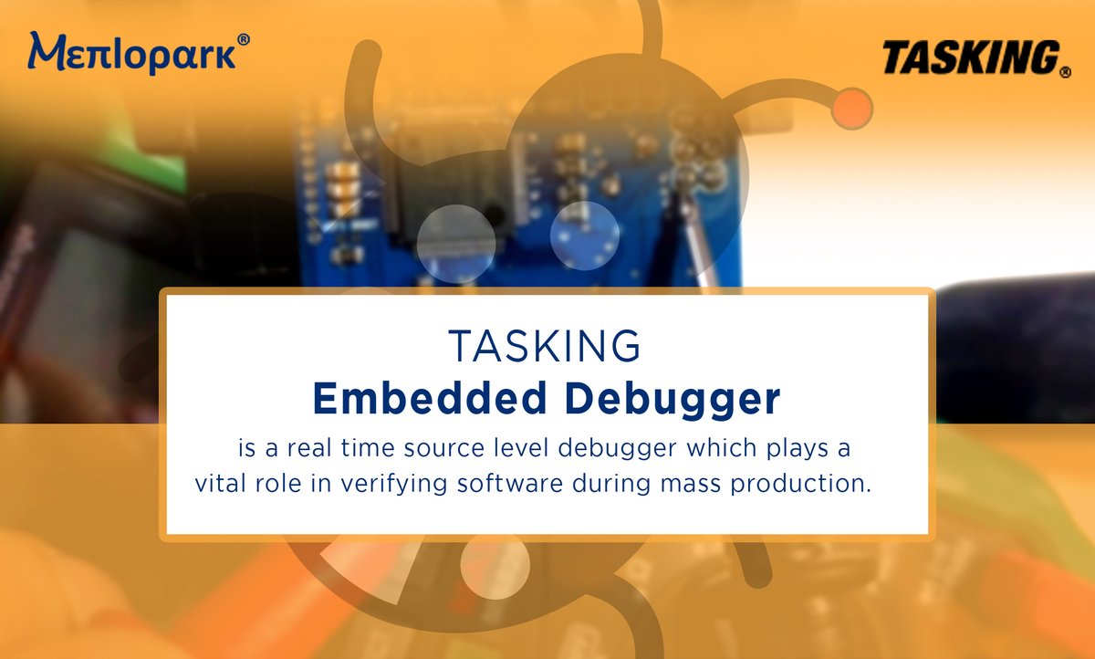 Menloparktech's tweet image. #TASKINGEmbeddedDebugger is a real time source level debugger which plays a vital role in verifying software during mass production. To know more click here: bit.ly/2X0q7tV
#MenloparkTechnologies #EmbeddedSoftwareDevelopmentServices #TASKING #EmbeddedCompilers 
#ISO26262