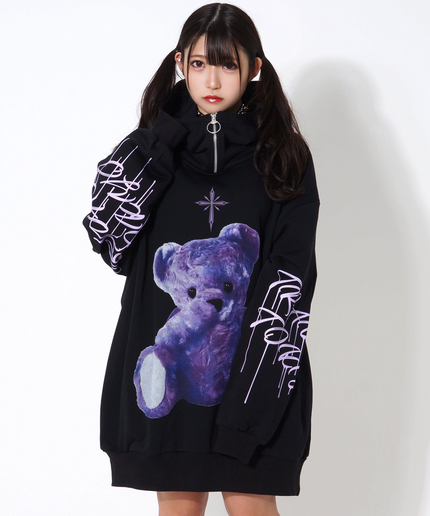 レア？！☆ TRAVAS TOKYO 熊 クマ オフショルダー 半袖 パーカー